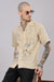 BLENDED LINEN CUBAN SHIRTS HALF SLEEVE
