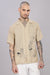 BLENDED LINEN CUBAN SHIRTS HALF SLEEVE