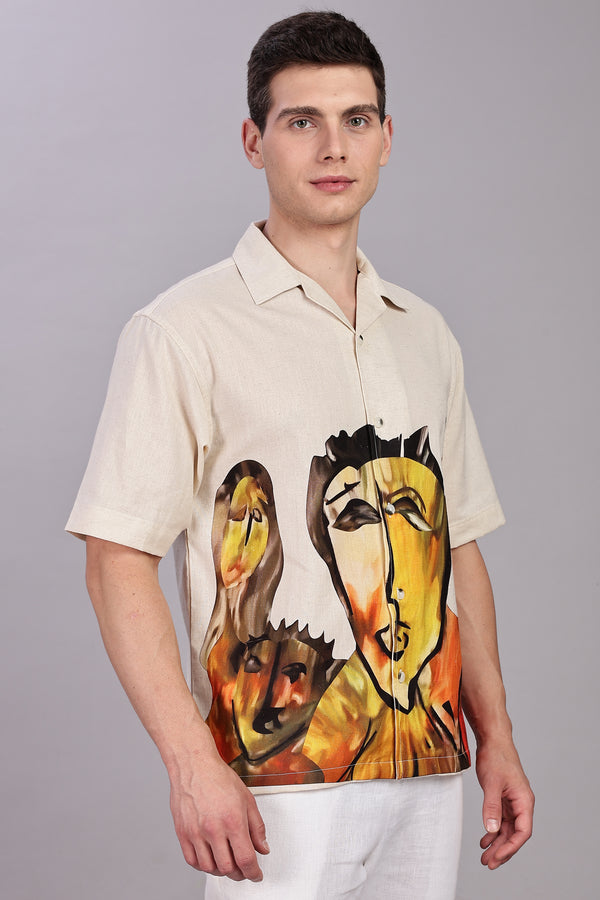 ORGANIC LINEN CUBAN SHIRT