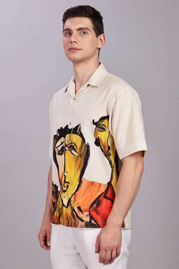 ORGANIC LINEN CUBAN SHIRT