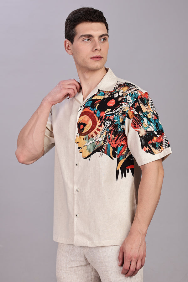 ORGANIC LINEN CUBAN SHIRT