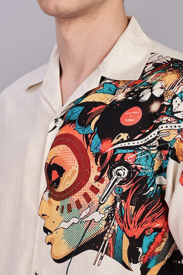 ORGANIC LINEN CUBAN SHIRT